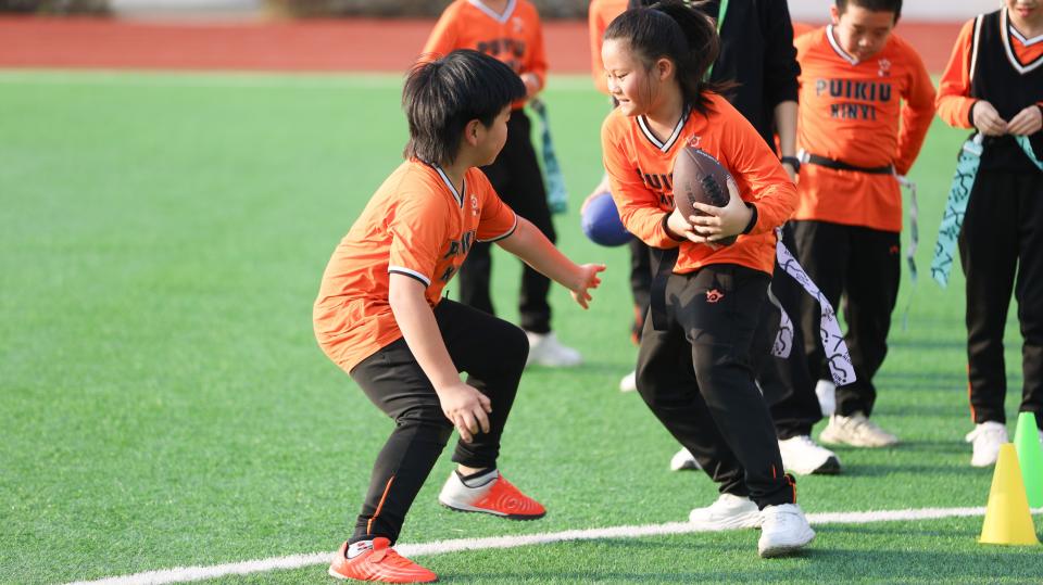Charging Ahead with Joy on the Flag Football Field